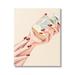 Stupell Industries Chic Red Nail Polish Holding Perfume Bottle Canvas Wall Art 16 x 20 Design by Ziwei Li