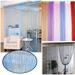 String Curtains Sparkle Door Curtain Curtains Panel Divider Window Door Fly Screen for Door Wall and Window Decoration