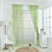 Window Room Curtain Willow Leaves Print Sheer Voile Panel Drapes 1 Panel 78 L x 39 W