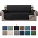 Sanmadrola 100% Waterproof Sofa Cover Machine Washable Couch Cover Non Slip Furniture Protector Slipcover for Dogs Children Pets Oversized Sofa Black