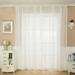 iOPQO Curtain Door Color Panel Curtain Sheer Tulle Window Scarf Solid WH Drape Home Decor Gauze curtain (200cm x 100cm) G