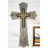 20 H Rustic Western Wooden Wall Cross Home Decor
