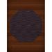 Dalyn Dover Area Rug DV16 Dv16 Grape Ice Stripes Lines 8 x 8 Octagon