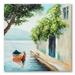 Designart A Beautiful Summer Day With Gondola In Venice Nautical & Coastal Canvas Wall Art Print