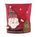 Douhoow Christmas Chair Cover Santa Claus Holiday Party Decor Dining Chair Slipcovers Xmas Decor