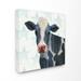 The Stupell Home Decor Collection Patriotic Farm Cow Painting with Blue Stars Oversized Stretched Canvas Wall Art 24 x 1.5 x 24