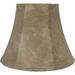 eTeckram Softback Bell Lamp Shade Faux Leather 5-inch by 9-inch by 7-inch Spider-fitter