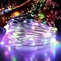 200 LED Rope Light Waterproof Connectable Low Voltage Colorful Indoor Outdoor Clear Tube Light Rope and String for Deck Patio Pool Camping Bedroom Decor Landscape Lighting etc