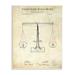 Stupell Industries Weighing Scale Blueprint Diagram Vintage Patent Design Wood Wall Art 10 x 15 Design by Karl Hronek