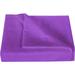 400 Thread Count 3 Piece Flat Sheet ( 1 Flat Sheet + 2- Pillow cover ) 100% Egyptian Cotton Color Purple Solid Size Twin