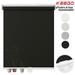 Keego Cordless Roller Shades Free-Stop Light Filtering Privacy Windows Shade for Living Room Bedroom Nursery Office Customizable Color and Size Black 58 w x 72 h