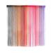 Bidobibo Door String Curtain Wall Panel Fringe Window Room Divider Blind Home Patio Bedroom Decorative Tassel Screen Ribbon Strings Strip Silver Thread Screen for Wedding Coffee House