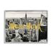 Stupell Industries Urban New York City Skyline Glam Detail Typography Framed Wall Art 20 x 16 Design by Amy Brinkman