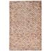 Wool / Jute Red Rug 5X8 Modern Hand Knotted Scandinavian Honeycomb Room Size