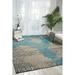 Nourison Opaline Area Rug-Color:Charcoal Shape:Rectangle Size:3 9 x 5 9