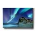 Epic Graffiti Northern Lights In The Lofoten Islands Norway 2 by Epic Portfolio Giclee Canvas Wall Art 18 x12