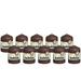 Bolsius 10 Maroon Pillar Candles 2.25 X 3.25 Gift Candles - Dinner Table Candle Set