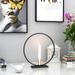 AMILIEe imple Style 3D Metal Candle Holder Home Decor Metal Candlestick