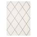 SAFAVIEH Parma Eglantine Geometric Shag Area Rug Cream/Grey 8 x 10