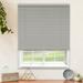 CHICOLOGY Cordless 1 Vinyl Mini Blinds Gloss Gray (Room Darkening) 54 W X 72 H