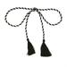 Decorative Tassel Rope Tie Backs for Window Curtain Hand Knitting Buckle Cord Drapery Tieback