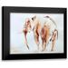 Valle Aimee Del 14x12 Black Modern Framed Museum Art Print Titled - Lone Elephant