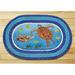 Earth Rugs Sea Turtle Oval Patch