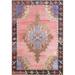 Unique Loom Thomas Timeless Rug Pink/Black 8 4 x 12 2 Rectangle Medallion Transitional Perfect For Living Room Bed Room Dining Room Office