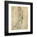 Winslow Homer 17x24 Black Modern Framed Museum Art Print Titled - Soldier with Sword and Pipe (1862)