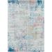 Artistic Weavers Sunderland Abstract Area Rug Aqua/Coral 5 3 x 7 3