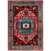 SAFAVIEH Vintage Hamadan Kimmee Oriental Area Rug Blue/Red 6 7 x 9