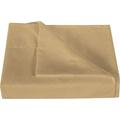 400 Thread Count 3 Piece Flat Sheet ( 1 Flat Sheet + 2- Pillow cover ) 100% Egyptian Cotton Color Taupe Solid Size Full