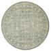 Radici USA 3564-0054-GREEN 5 ft. Colosseo Round Traditional Oriental Vintage Area Rug Green