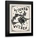Marrott Stephanie 12x14 Black Modern Framed Museum Art Print Titled - Wicked Witch I