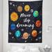 Saying Tapestry Outer Space Planets Star Cluster Solar System Moon Comets Sun Cosmos Illustration Fabric Wall Hanging Decor for Bedroom Living Room Dorm 5 Sizes Multicolor by Ambesonne