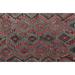 Ahgly Company Indoor Rectangle Contemporary Brown Red Southwestern Area Rugs 4 x 6