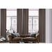 3S Brother s Home Decorative Grey Curtains Extra Wide Extra Long Luxury Colors Linen Look Custom Made 5-25 Feet Made in Turkey Hang Back Tab ( 1 Panel ) Home DÃ©cor (100 Wx95 L)