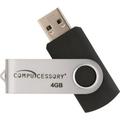 Compucessory Password Protected USB Flash Drives 4 GB - USB 2.0 - 12 MB/s Read Speed - 5 MB/s Write Speed - Aluminum - 1 Year Warranty