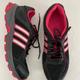 Adidas Shoes | Adidas Women’s Size 9 Lace Up Pink Black Running Shoes Sneakers | Color: Black/Pink | Size: 9