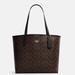 Coach Bags | Coach Reversible Pvc City Signature Tote | Color: Black/Brown | Size: Os