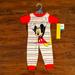 Disney Pajamas | Mickey Mouse 2-Piece Pajamas Set 24m | Color: Black/Red | Size: 24mb