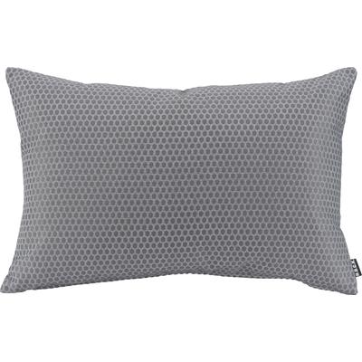 Dekokissen H.O.C.K. "Miss Dots Kissen", grau (grau, gepunktet), B:40cm H:10cm L:60cm, Baumwolle, Polyester, Dekokissen_Sitzkissen_Kissenhüllen, mit Punkten, Kissenhülle mit Füllung, 1 Stück Image