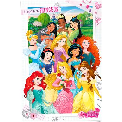 Poster REINDERS "Disney Princess", bunt (farbe bild(er): bunt), B:61cm H:91,5cm T:0,1cm, Papier, Bilder Image