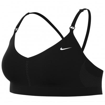 Nike - Women's Dri-Fit Indy Light-Support Padded V-Neck - Sport-BH Gr L schwarz