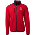 Men's Cutter & Buck Red St. Louis Cardinals Big Tall Cascade Eco Sherpa Fleece Full-Zip Jacket