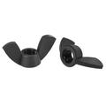 M8 Wing Nuts Butterfly Nut Nylon Black 12 Pack