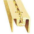 CRL 322BGA48 Brite Gold Anodized 48 Aluminum Wall Standard