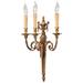 Metropolitan N9603 Metropolitan 3 Light 21 Tall Candle Style Wall Sconce - Gold