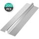 VEVOR PEX Heat Transfer Plates 200/Box Radiant Heat Transfer Plates 2Ft PEX Aluminum Heat Transfer Plates 1/2Inch Heat Transfer Plates for PEX Tubing