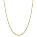 10K Yellow Gold 2.75mm Diamond Cut Quadruple Rope Chain 24 Inch